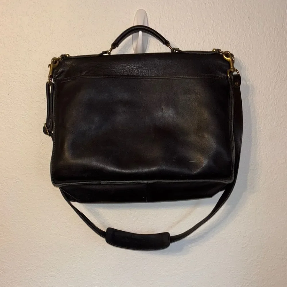 Jack Georges Leather Briefcase